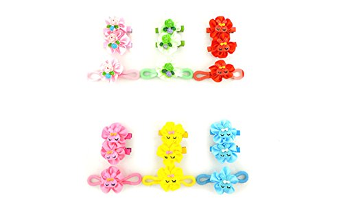 Linda Fashion Bonnie Hair Clip and Scrunchy, 12 Count