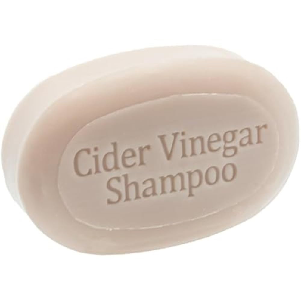 THE SOAP WORKS Apple Cider Vinegar Shampoo bar. Clarifying & Restoring Bar Soap. 90GR bar., 3.17 Ounce (Pack of 1)