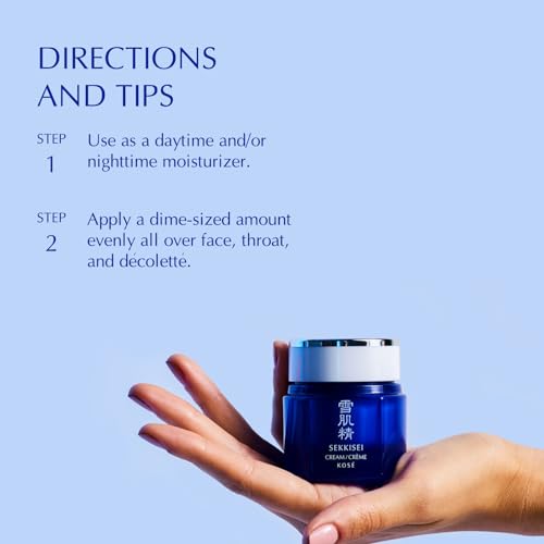SEKKISEI Cream, Lightweight Water-Based Hydrating Gel Cream, 1.4 Ounce