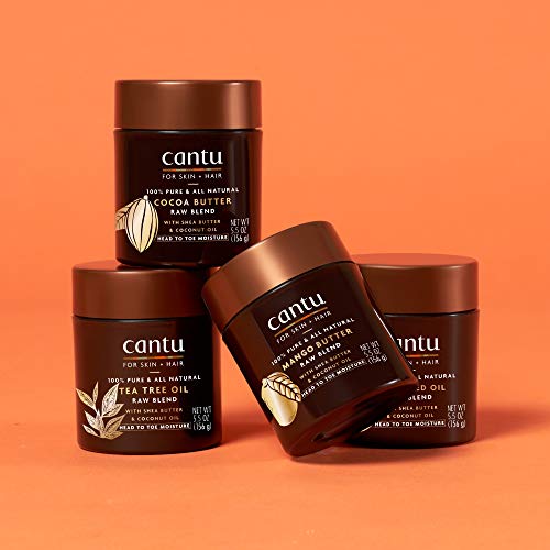 Cantu Skin Therapy Hydrating Raw Blends Body Butter Mango Butter Shea Butter and Coconut Oil, 5.5 Ounce