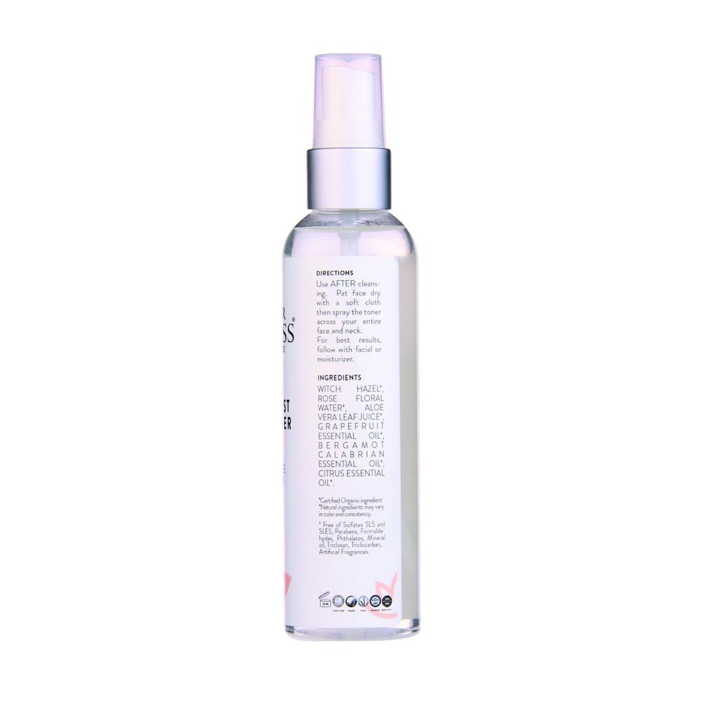 Simply Radiant Beauty Organic Citrus Twist Toning Mist w/Aloe Vera
