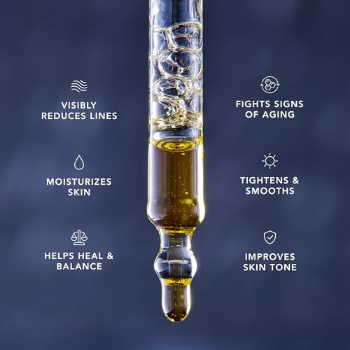 Caldera + Lab The Good | Men's Organic Moisturizing Face Serum for Dry, Sensitive, & Normal Skin – Vegan, Natural & Antioxidant Packed Skincare Facial Oil