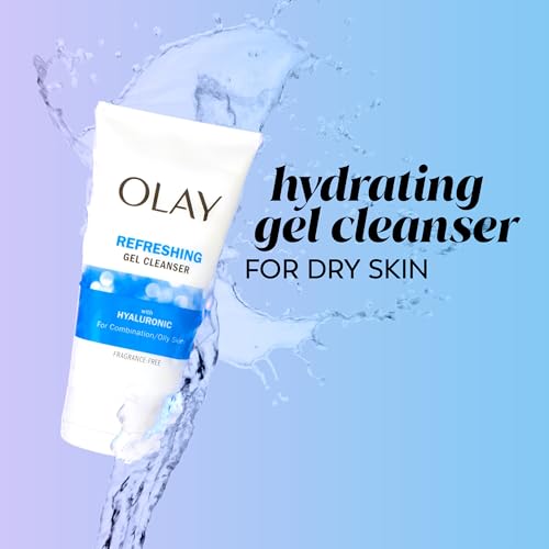 Olay Regenerist Hyaluronic + Peptide 24 Face Wash, Fragrance-Free, 5.0 o
