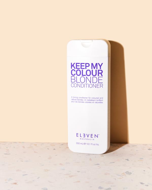 ELEVEN AUSTRALIA Keep My Colour Blonde Conditioner - Color Protecting Conditioner for Blonde Hair, Neutralizes Brassiness & Adds Shine, Sulfate-Free Formula for Healthy Vibrant Hair - 10.1 Fl Oz