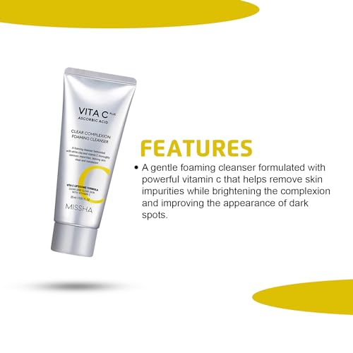 MISSHA Vita C Plus Clear Complexion Foaming Cleanser 120ml