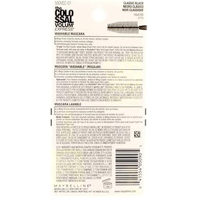 Maybelline Volum' Express The Colossal Mascara - Classic Black - 2 Pack