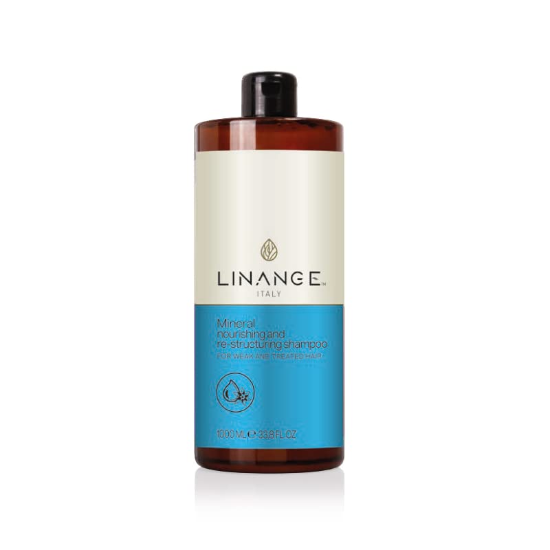LINANGE Mineral Nourishing & Restructuring Shampoo, 1000ml / 33.8 oz.