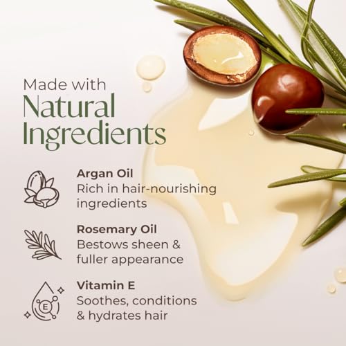 Gya Labs Daily Gloss Argan Hair Oil for Frizzy & Damaged Hair - Sandalwood Aroma Premium Argan Oil for Color Protectant, Strengthens & Adds Sheen (3.4 fl oz)