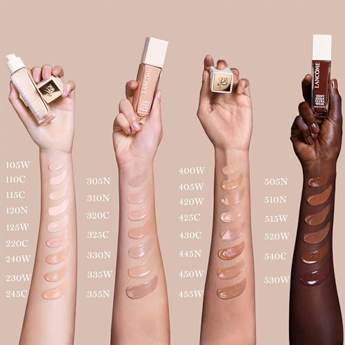 Lancôme Teint Idole Ultra Wear Care & Glow Serum Foundation with SPF - Medium Buildable Coverage & Natural Glow Finish - Up To 24H Wear - 220C