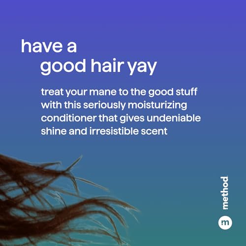 Method Moisturizing Conditioner, Simply Nourish with Shea Butter, Coconut, and Rice Milk Scent Notes, Paraben and Sulfate Free, 13.5 oz (Pack of 1)