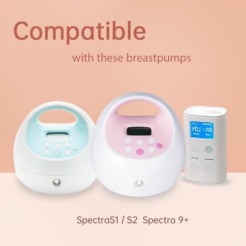 PumpMom-us Backflow Protector and Tubing for Spectra, Replacement Breast Pump Parts for Spectra S1 Spectra S2 Spectra 9 Plus (Not Original Spectra S2 Accessories)