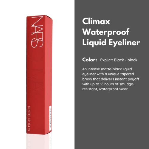 NARS Climax Liquid Smudge Proof Long Wear Extreme Black Eyeliner Full Size