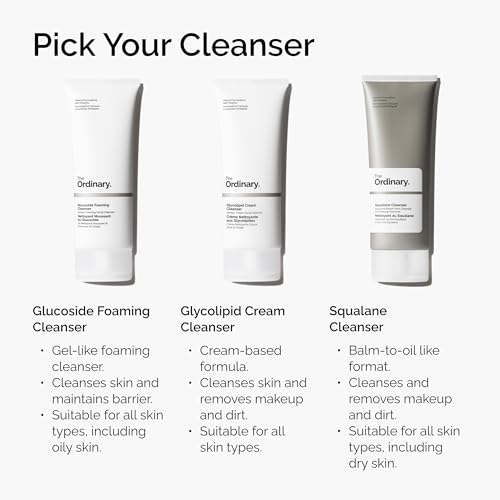 The Ordinary Squalane Cleanser, Hydrating Makeup Remover, Supports Moisture Barrier, 5.1 Fl Oz