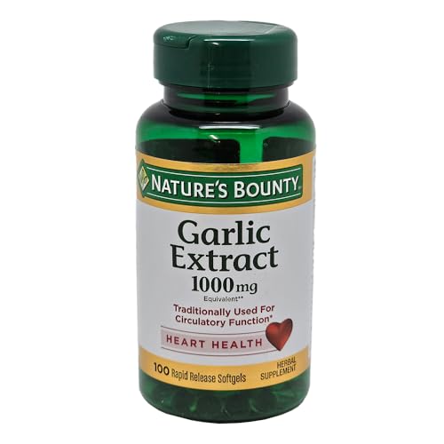 Nature's Bounty Garlic 1000 mg Softgels 100 ea