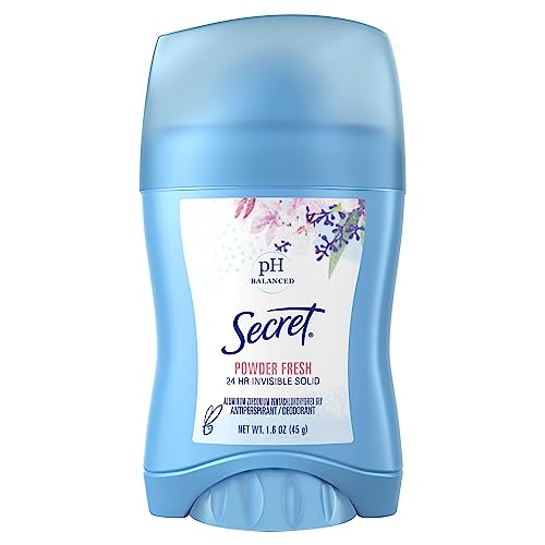 Secret Anti-Perspireant/Deoderant, Invisible Solid, Powder Fresh Scent, 1.6 oz