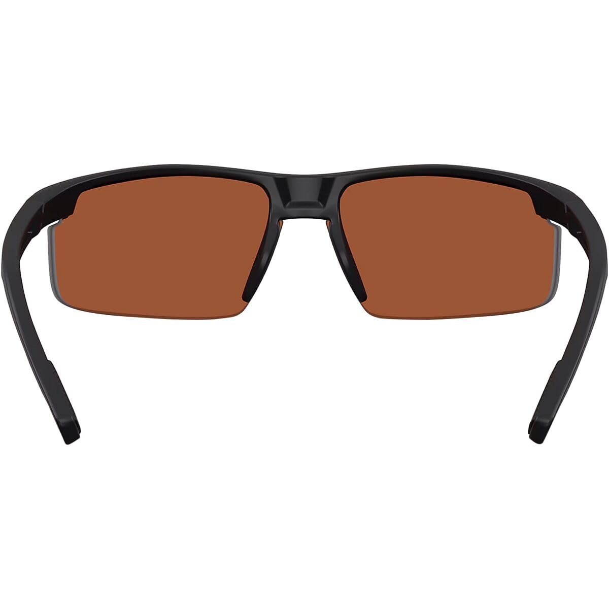 Native Eyewear Men's XD9048 Ridge-Runner Crest Rectangular Sunglasses, Matte Black/Green Mirrored Polarized, 69 mm