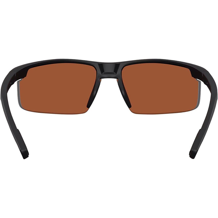 Native Eyewear Men's XD9048 Ridge-Runner Crest Rectangular Sunglasses, Matte Black/Green Mirrored Polarized, 69 mm