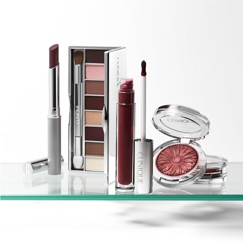 Clinique All About Shadow Eye Shadow Palette, 8 Silky + Buildable Shades | Safe For Sensitive Eyes, A Pink Honey Affair, 0.41 Ounce