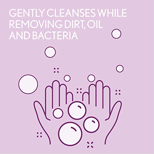 Aveeno Stress Relief Body Wash with Soothing Oat, Lavender, Chamomile & Ylang-Ylang Essential Oils, Dye- & Soap-Free Calming Body Wash for Shower Gentle on Sensitive Skin, 12 fl. oz