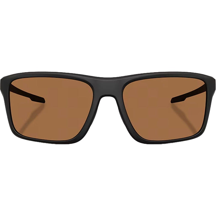 Native Eyewear Men's XD9043 Tavern Square Sunglasses, Matte Black/Brown Polarized, 57 mm