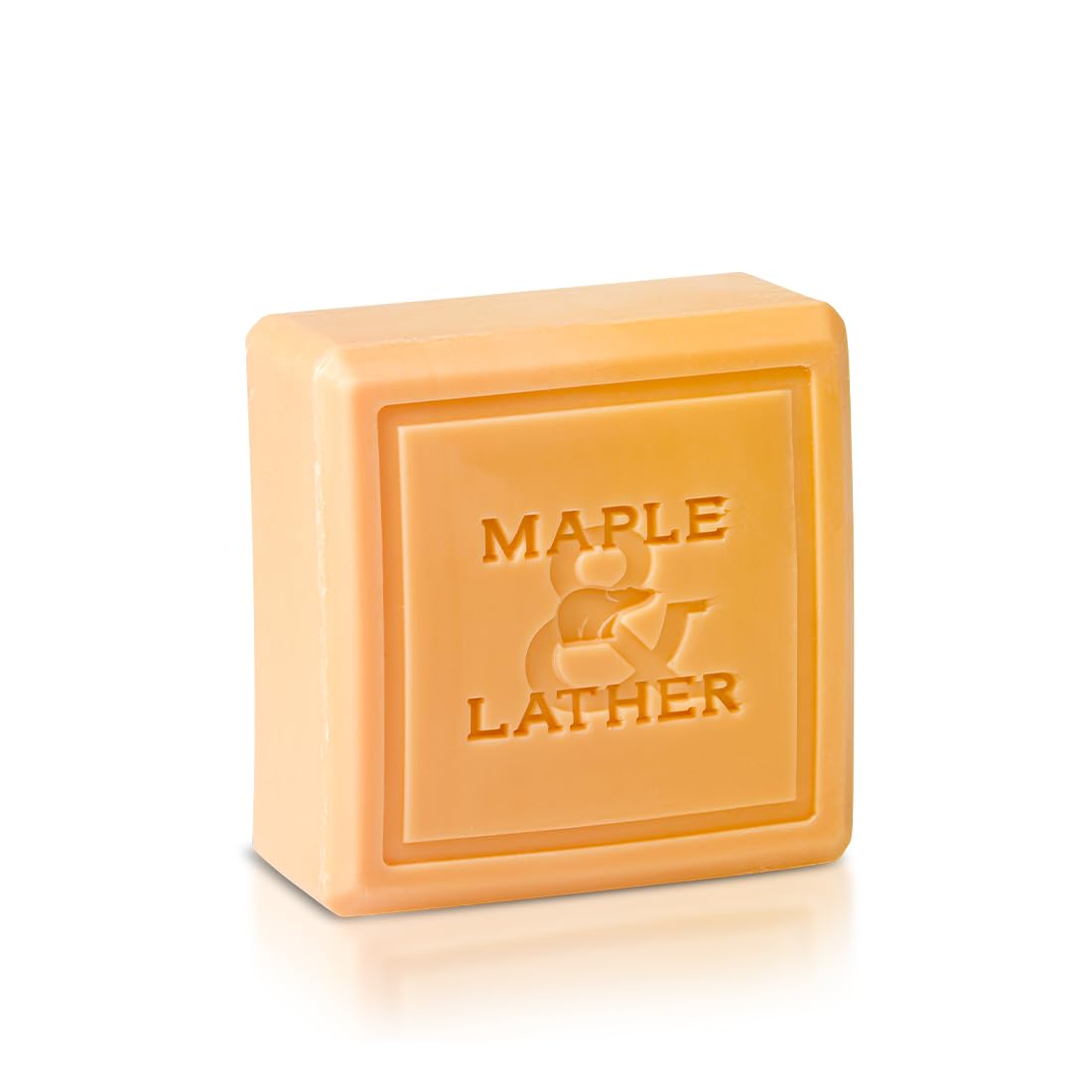 Maple & Lather Triple Milled Bar Soap with Shea Butter, Orange Bergamot Scent, Moisturizing, Long-Lasting, Sustainably Sourced, 209g - Made in Provence, France