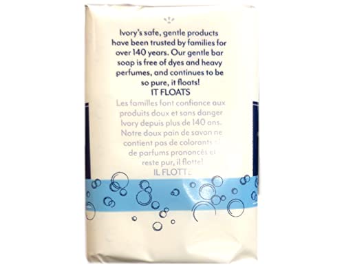 Ivory Soap Personal Bar 3.1 Ounce, Pack of 3