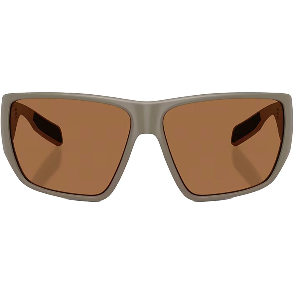 Native Eyewear Men's XD9047 Sightcaster II Rectangular Sunglasses, Matte Desert Tan/Brown Polarized, 64 mm