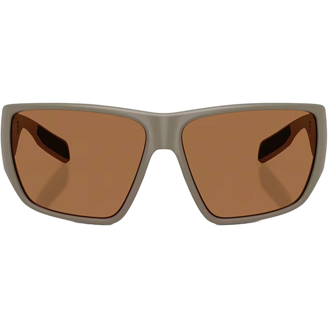 Native Eyewear Men's XD9047 Sightcaster II Rectangular Sunglasses, Matte Desert Tan/Brown Polarized, 64 mm