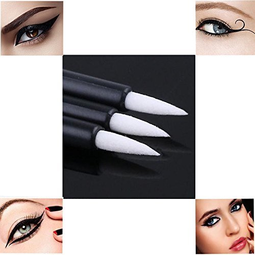 G2PLUS 100PCS Disposable Eyeliner Makeup Brushes Applicator Cosmetic Eye Wands