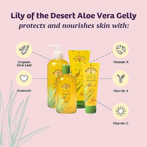 Lily Of The Desert Aloe Vera Gelly Soothing Moisturizer, 8 Ounce