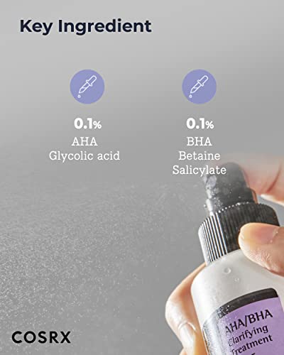 COSRX AHA/BHA Treatment Toner, Facial Exfoliating Spray for Whiteheads, Pores, and Uneven Skin, 9.46 fl.oz/ 280ml, Not Tested on Animals, No Parabens, No Sulfates, Korean Skin Care