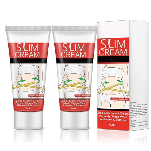 Hot Cream 2 Pack, Slimming Cream Fat Burning Cream for Stomach, Waist and Buttocks, Belly Fat Burner for Women Men, Loose Weight Fast, Goodbye Cellulite