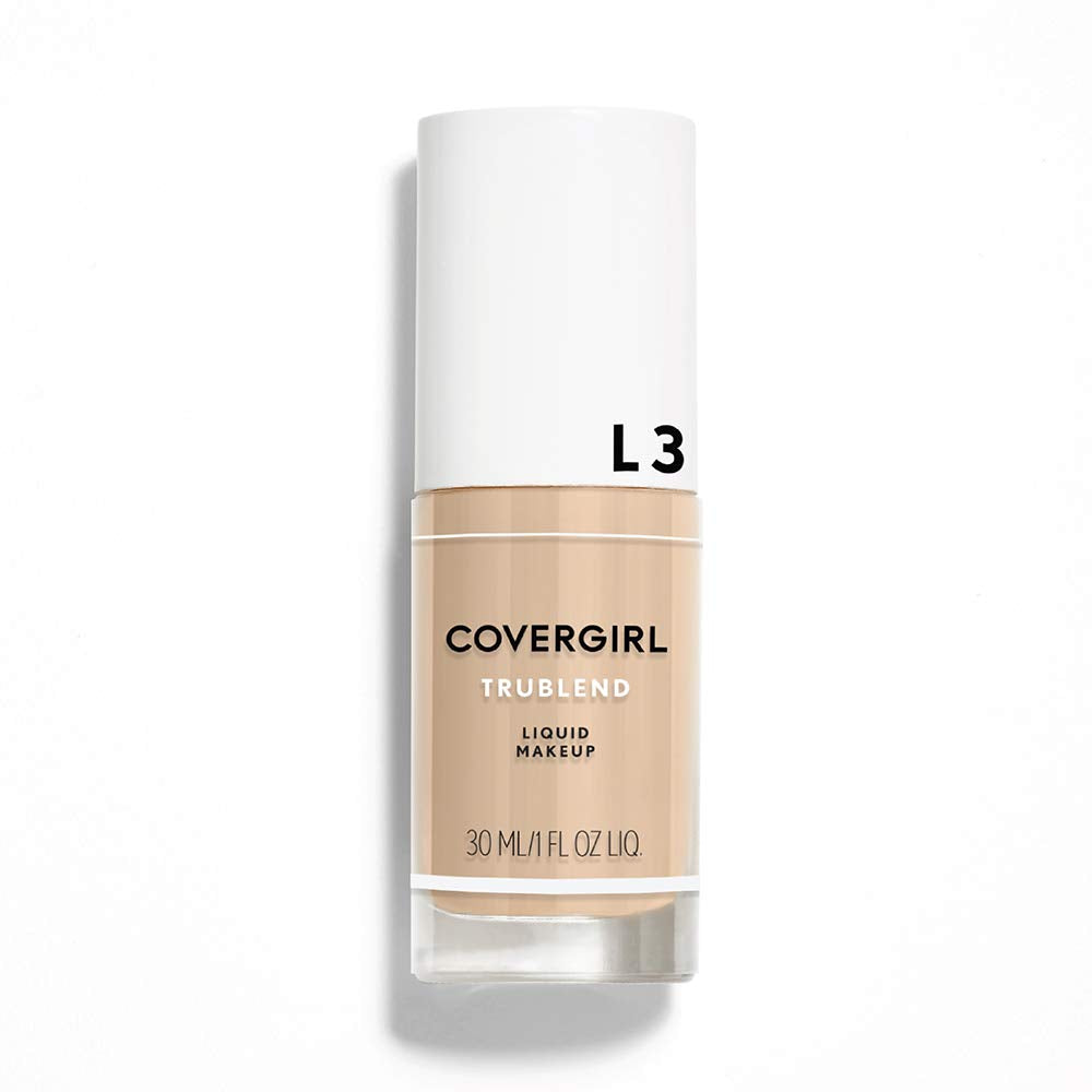 Natural Ivory L3 : COVERGIRL Trublend Liquid Makeup Natural Ivory L3 1 Fl Oz, 1.000-Fluid Ounce