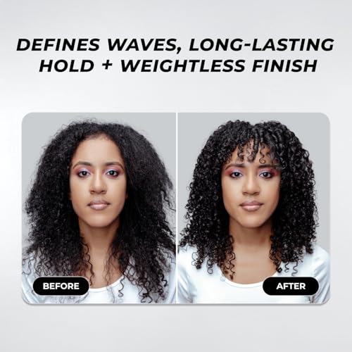 XMONDO Hair Wavetech Wave Foam, Vegan Styling Foam for Wavy Hair with Pro-Vitamin B5 and Nutrients to Hydrate Hair, Enhance Natural Curl Pattern and Fight Frizz, 6.7 Fl. Oz
