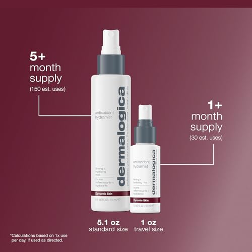 Dermalogica Antioxidant Hydramist Toner Anti-Aging Toner Spray for Face that helps Firm and Hydrate Skin - For Use Throughout the Day