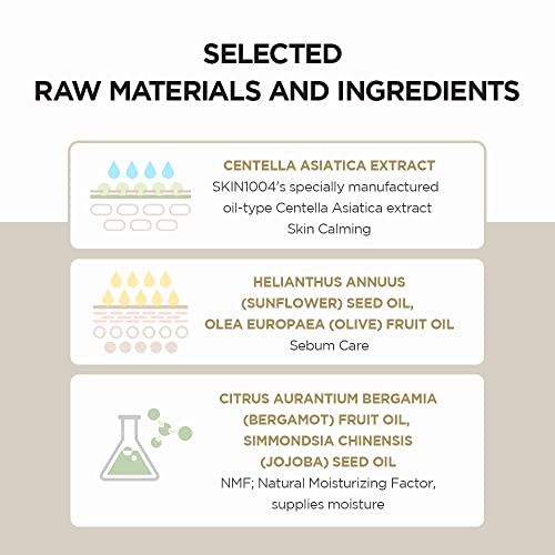 SKIN1004 Madagascar Centella Light Cleansing Oil 6.76 fl.oz, 200ml | Gentle Oil Cleanser for Face, Korean Facial Cleanser, Double Cleansing