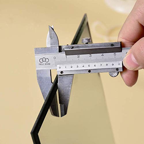 EFAILY Folding Travel Mirror, PU Portable Adjustable Rectangular Ultrathin Mirror, for Travel, Camping,Home (4.3W×2.9L)