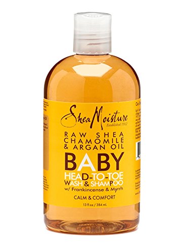 Shea Moisture Raw Shea Butter Chamomile & Argan Oil Baby Head-to-Toe Wash & Shampoo - 13 oz