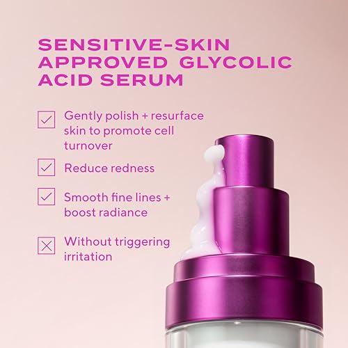 Murad Heartleaf Gentle Resurfacing Serum for Sensitive Skin - Microdosed Glycolid Acid and AHA to Polish and Resurface Skin to Improve Radiance and Smooth Fine Lines - 1.0 Fl Oz