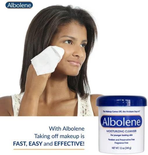 Albolene Moisturizing Cleanser Fragrance Free 12 oz ( Pack of 3)