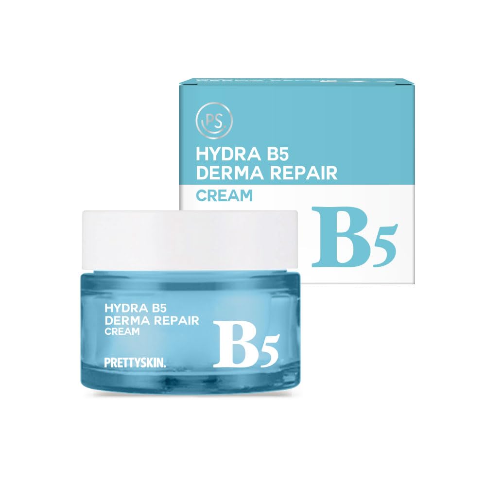 PRETTYSKIN Hydra Vitamin B5 Derma Repair Cream for Face–Strengthen skin Barrier with Niacinamide 10% Dexpanthenol & Centella Asiatica Extract-Korean Skin care - 1.75fl.oz.(52ml)