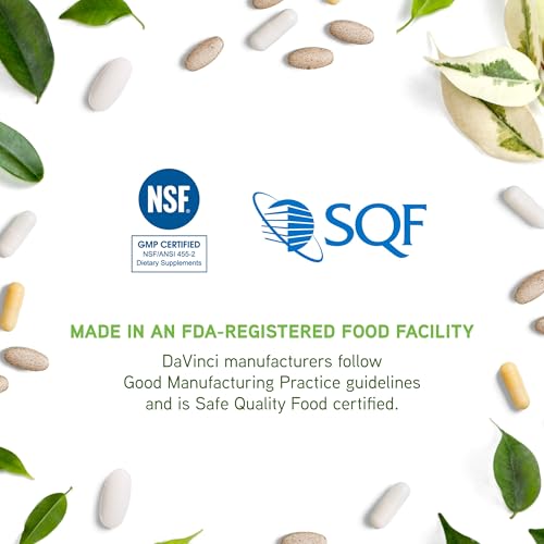 DaVinci Labs ADK - Helps Support Bone, Heart & Immune Health* - Dietary Supplement with Vitamins A, D3 & K2 (as MK-7) - Vegetarian, Gluten Free & Soy Free - 60 Capsules