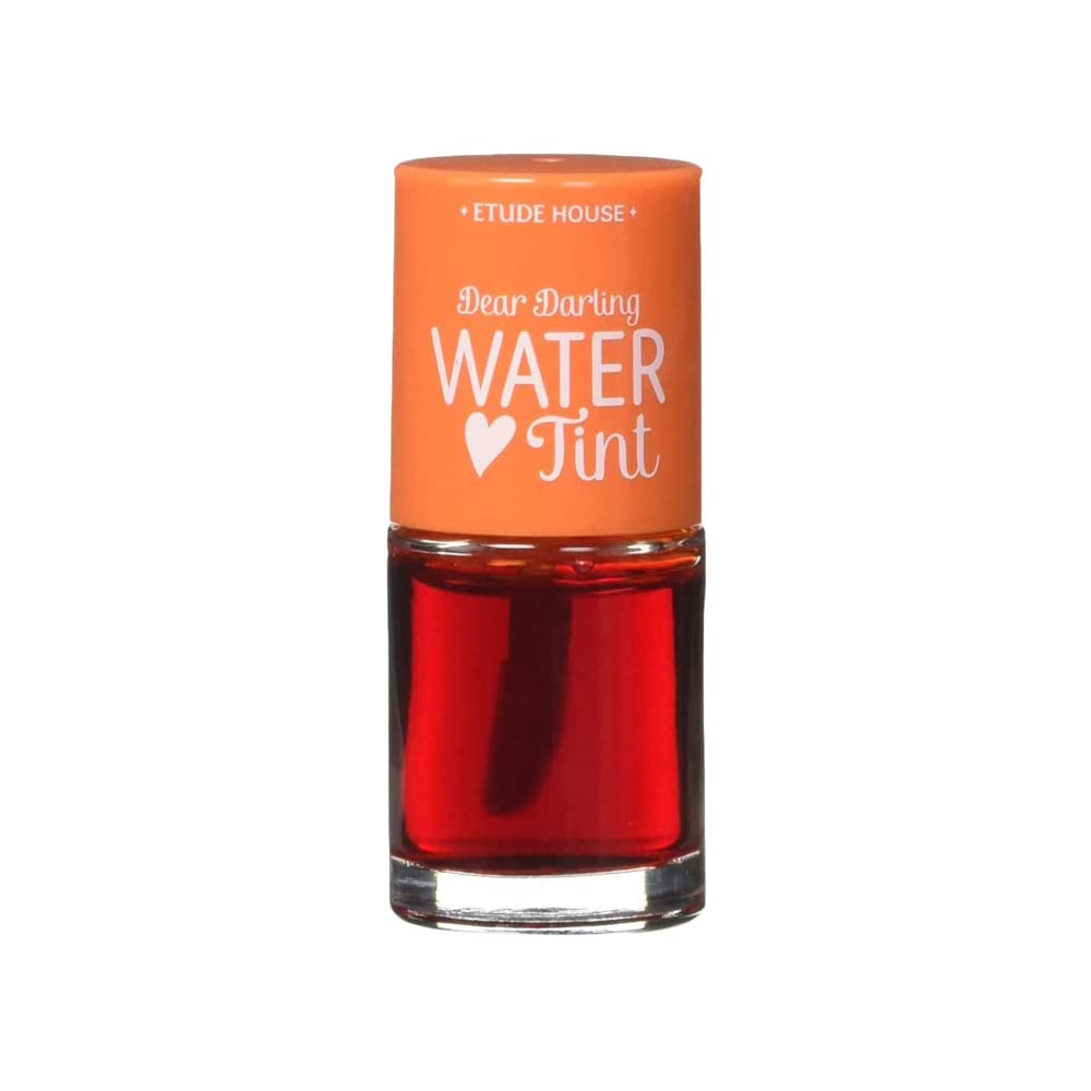 ETUDE HOUSE Dear Darling Water Tint Orange Ade | Bright Vivid Color Lip Tint with Moisturizing Pomegranate & Grapefruit Extract to Hydrate your Lips