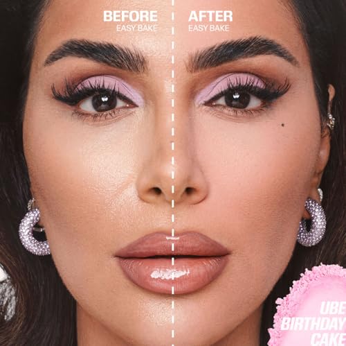 Huda Limited Edition Easy Bake Loose Baking & Setting Powder - Ube Birthday Cake (electric lilac) - 20 g / 0.71 oz