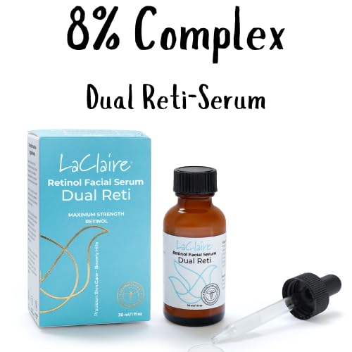 LaClaire Retinol Complex Face Serum, Anti-Aging, Brightening, Firming, Smoothing, 30 ml