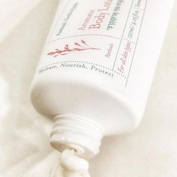 Lavido - Natural Aromatic Body Lotion (Patchouli) (4.05 fl oz | 120 ml) | Clean, Non-Toxic Skincare