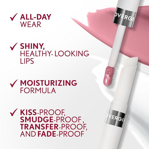 Covergirl Outlast All-Day Lip Color with Moisturizing Topcoat, New Neutrals Shade Collection, Rosie, 0.06 Ounce (Pack of 1)