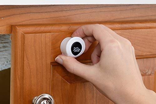 Baby Proof with Invisible Child Safety Locks-Super-Hold Magnetic Cabinet Locks-Easy to Install with 3M Adhesive & Installation Guide-No Drilling-No Damage to Doors or Drawers (4 Locks + 1 Key)