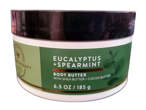 Bath and Body Works Eucalyptus Spearmint Aromatherapy Body Butter 6.5 Ounces