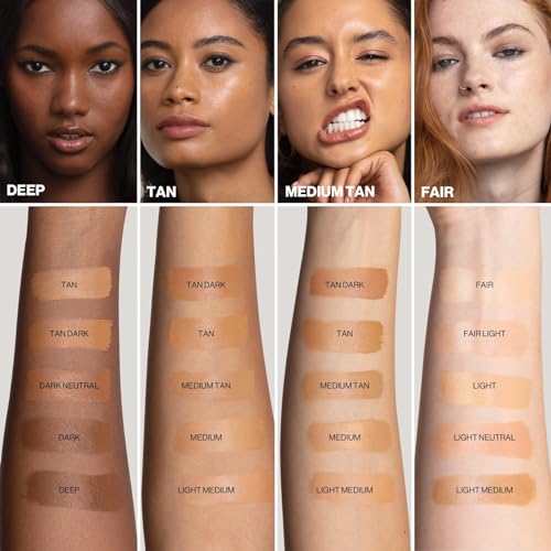 Smashbox Halo Healthy Glow All-In-One Tinted Moisturizer SPF 25 | Light to Medium Coverage| Hyaluronic Acid, Oil free + Anti Humidity, 0.4 Fl Oz